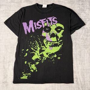 Misfits Shirt Mens Medium Black Rock Band Skull 2007 Y2K Grunge Punk Philcos